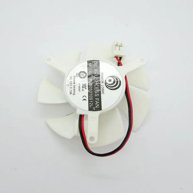 Фото Новый охлаждающий вентилятор для видеокарты PLD05010S12L DC12V 0.10A, 2 провода, диаметр 45 мм, шаг 39 мм №4