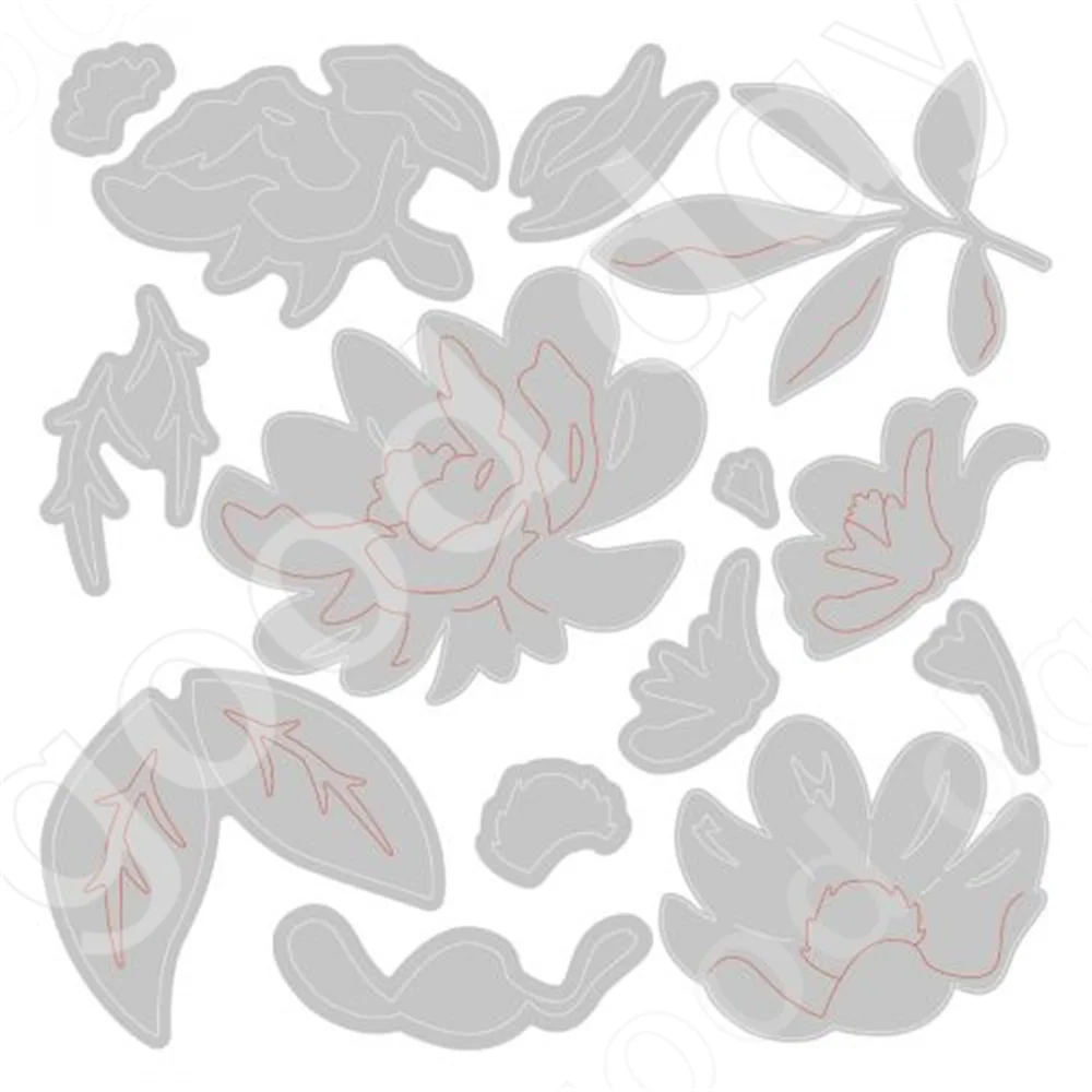 

2022 Easter,Layered Summer Flowers,metal Cutting Dies Scrapbooking Diy Decoration Craft Embossing