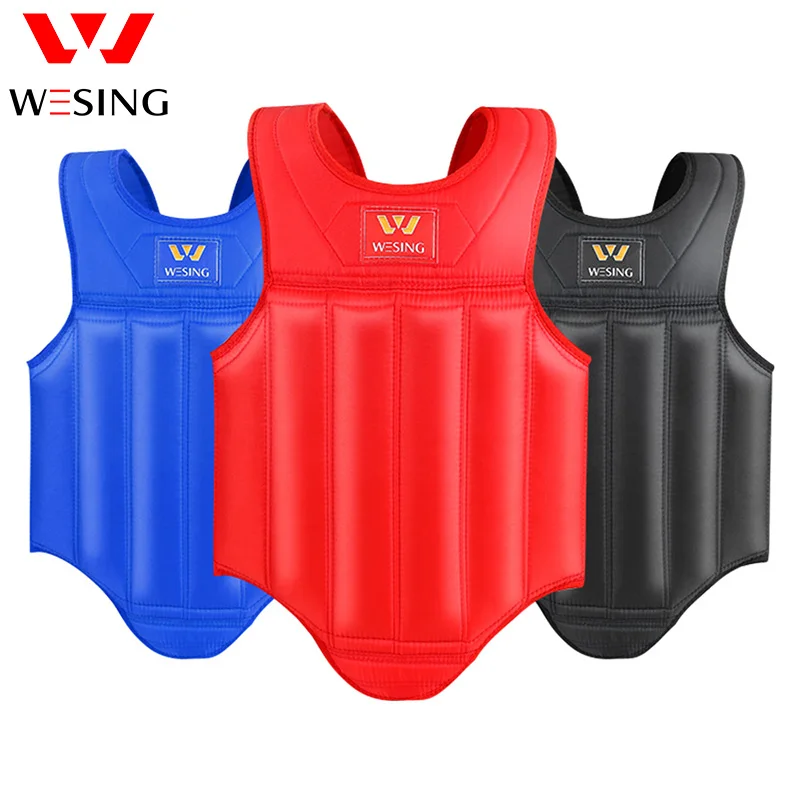 Фото Оборудование для боевых искусств Wesing, защитное снаряжение Wushu Sanda, Тренировочный Набор для соревнований с песком, 8 шт., бесплатная доставка №4