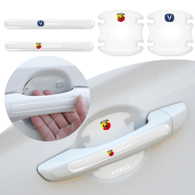 

8pcs Car Door Handle Bowl Anti-scratch Transparent Sticker for Acura tsx 2004 2008 2009 integra rsx rdx tl mdx Car Accessories