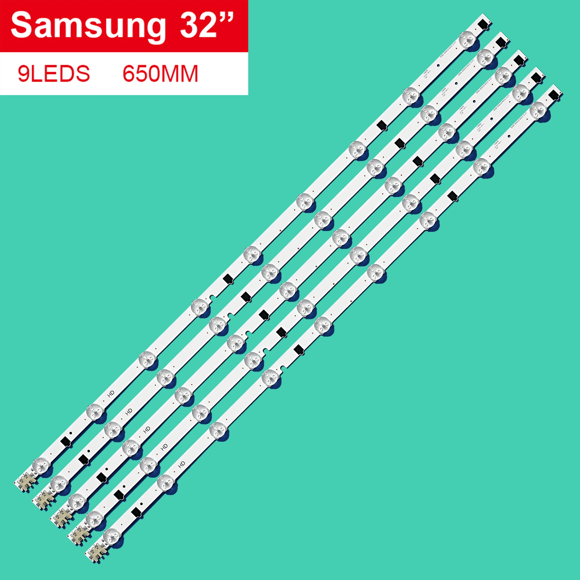 Для samsung 2013SVS32H Ue32f5000 D2GE-320SCO-R3 650 мм UA32F4088AR UA32f4100AR задняя световая панель 9
