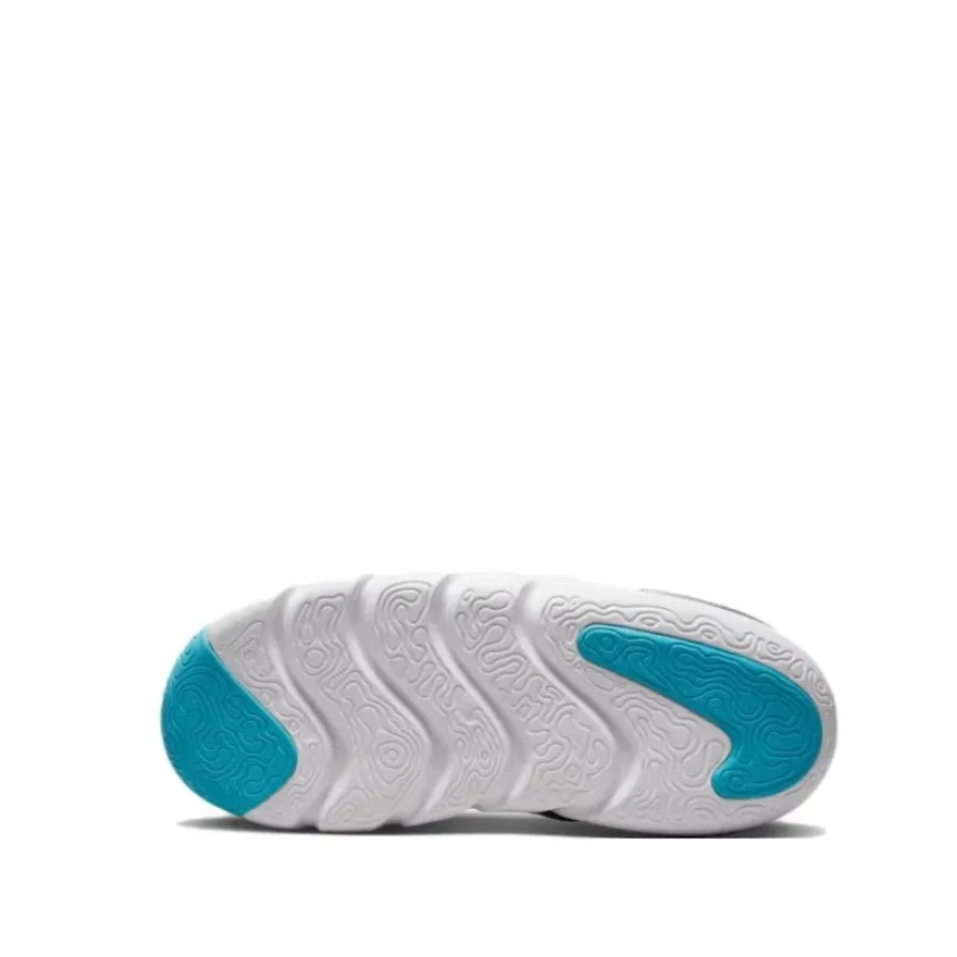 Детская повседневная обувь с нескользящим низким берцем Nike Dynamo Go желто-синяя для