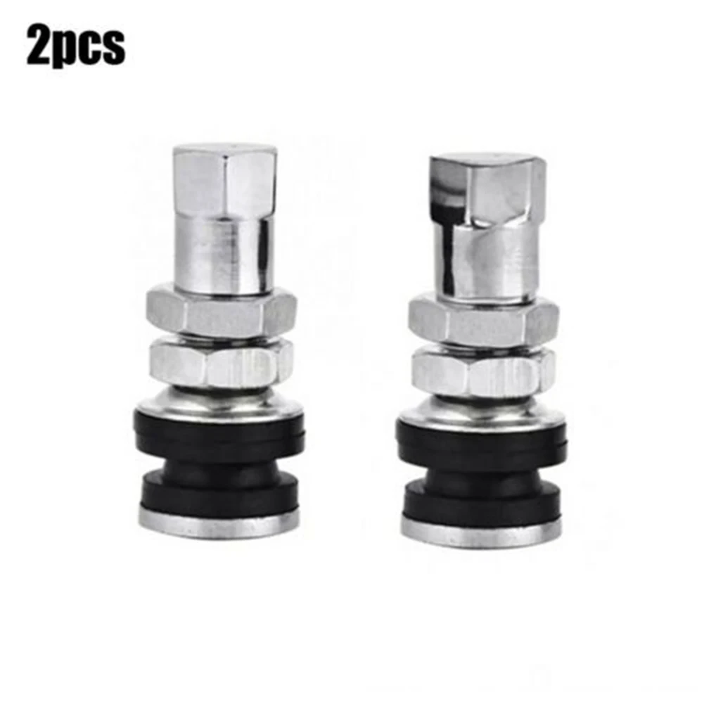 

Car Tubeless Vacuum Tire Valve Stems Dust Silver Tire Valve Short Stems For ATVs Lawn Mowers Go-Karts Boat Trailers Motorcycles