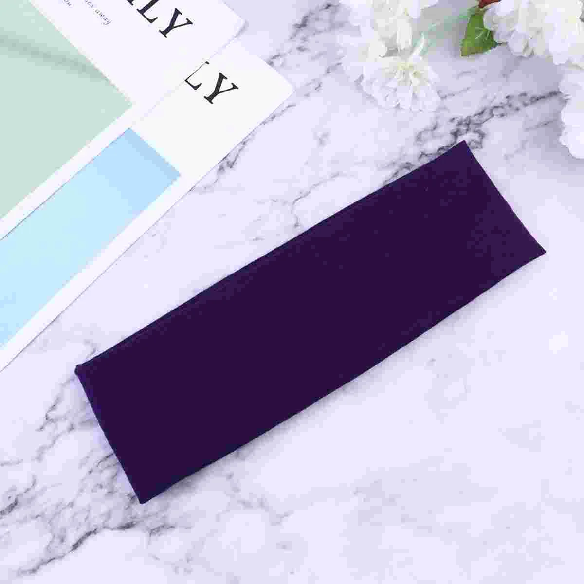 

5pcs Womens Headband Yoga Running Exercise Sports Wide Sweat Absorption Stretchy Headbands (Yellow, Green, Purple, Black, White)