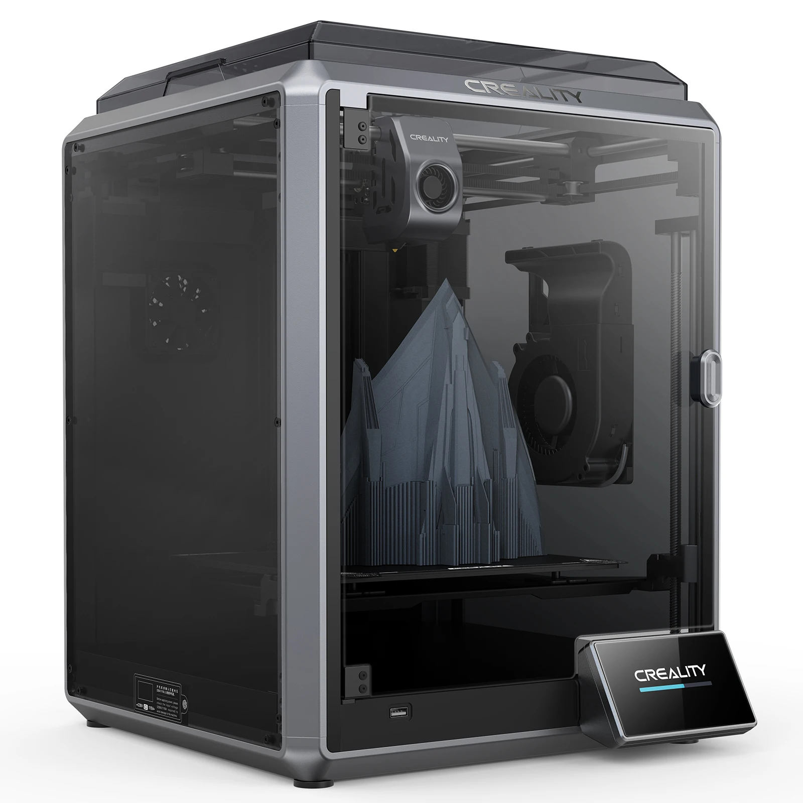 

OS6901EU Creality K1 3D принтеры 600 мм/с высокая скорость с цветным сенсорным экраном 4,3 дюйма 220*220*250 мм размер оборудования 18 Вт