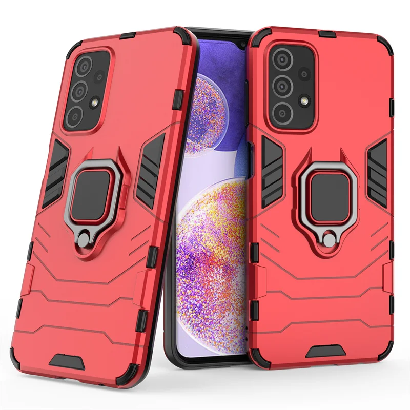 For Samsung Galaxy A23 Case Cover For Samsung A23 Coque Phone Back Shockproof Magnetic Ring Holder For Fundas Samsung A 23 A23 