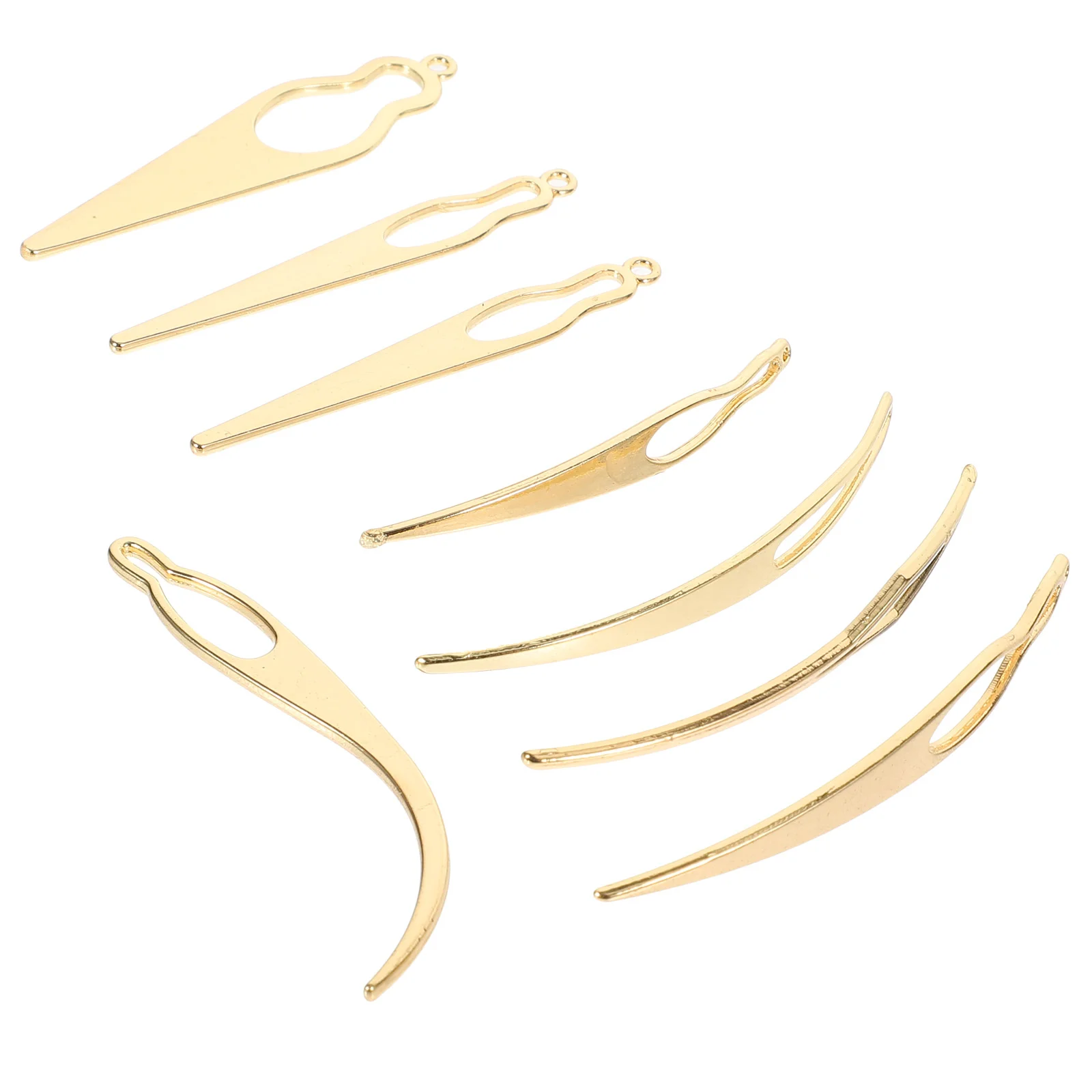 8 шт. основная коса крючок для волос аксессуары игла подачи из нержавеющей стали