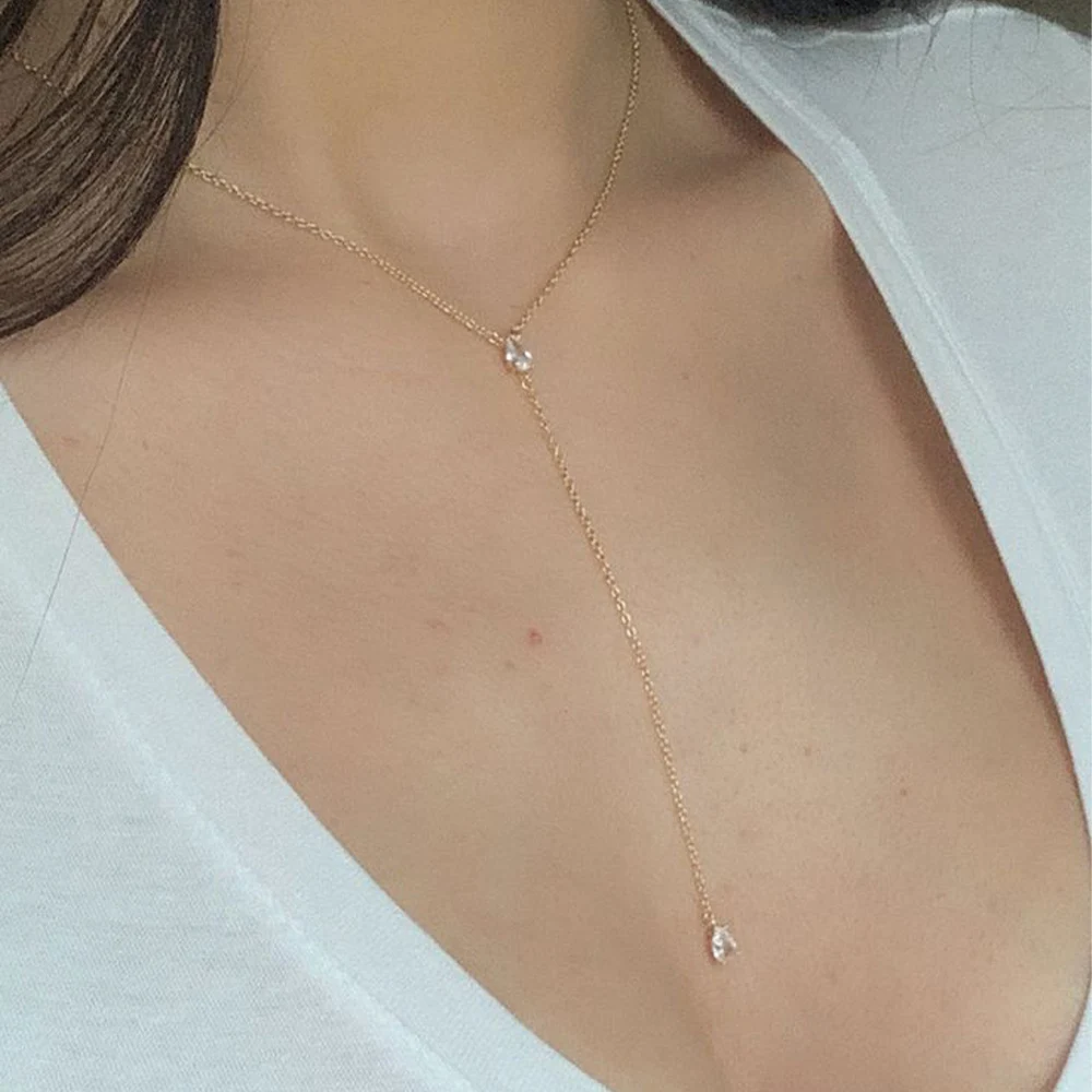 Великолепный кулон-капля в стиле бохо колье-цепочка эффектный воротник