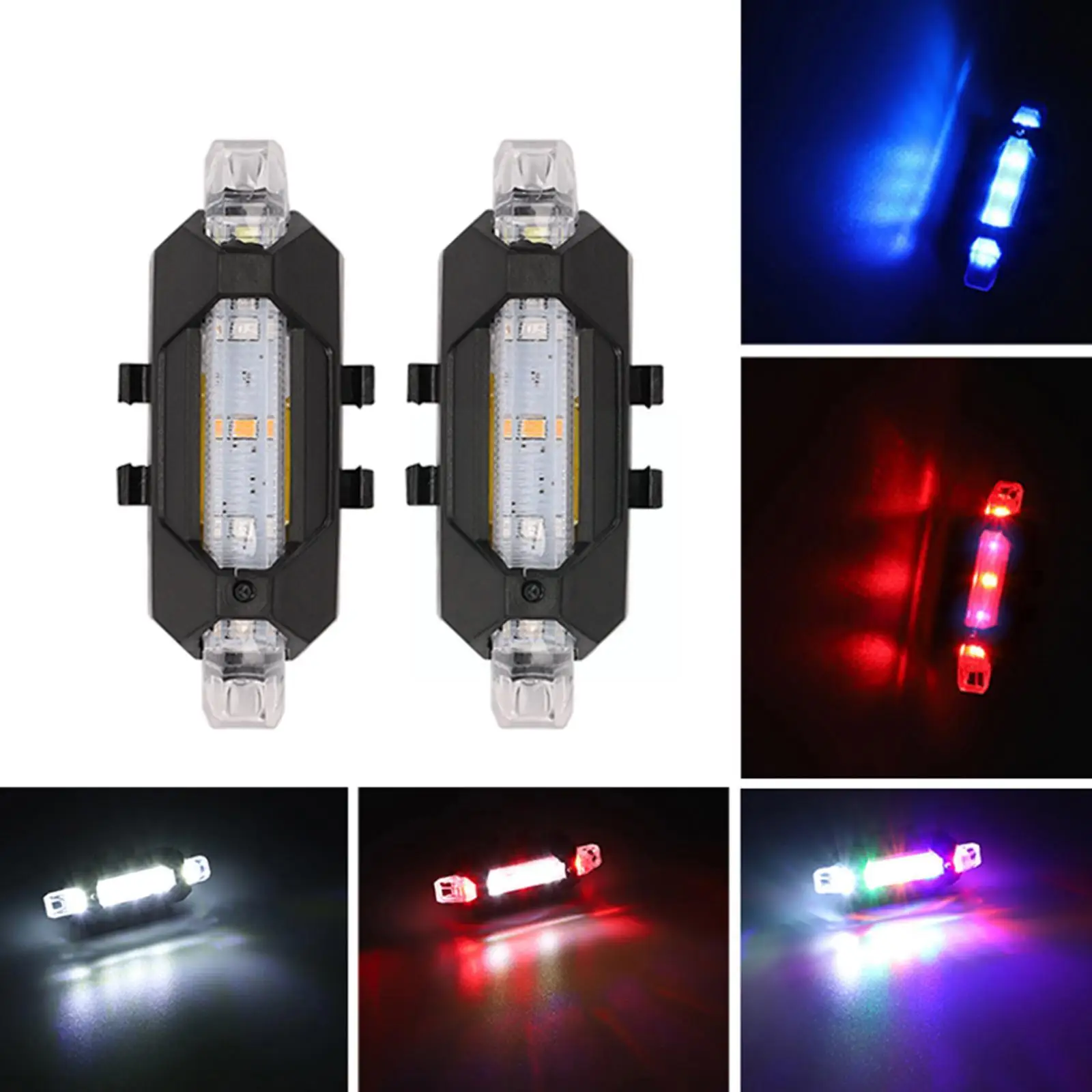 

Universal LED Anti-collision Warning Light 7/2 Color Bikes Lights Car Strobe Warning Flashing mode Motorcycle Light 3 With R0E5