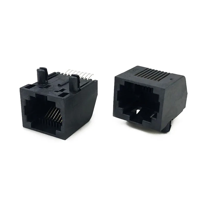 12 шт. разъем RJ45 SMT прямоугольный гнездо 8P8C модульная вилка 5722 коммуникационная