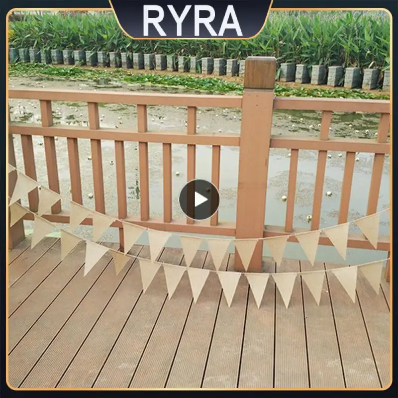 

Реквизит для фотосъемки флажки из джута украшение для фотографий