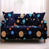 Space Planet Universe Theme Sofa Cover Planet Track Sofa Cover Children Boys and Girls Gifts Washable Furniture Protector Decor