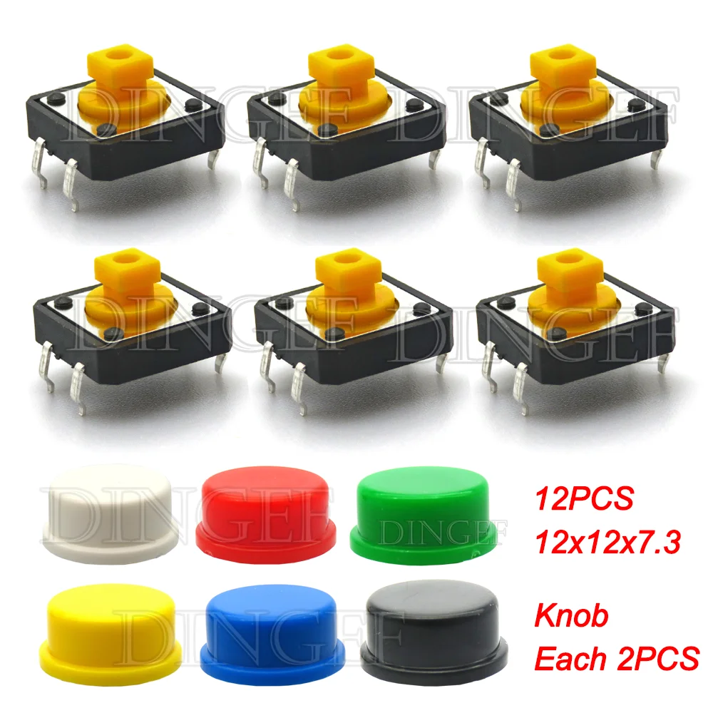 

Набор тактильных кнопочных переключателей 20 шт