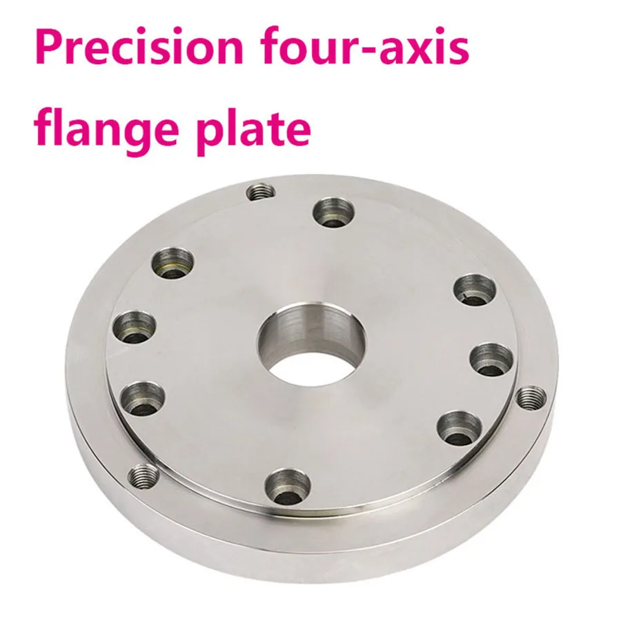 

1PC Four Axis Flange Plate 3 Jaw Chuck Adaptor Plate 200/8 Inch X 80mm Lathe Flange Face Plate Turning Machine Parts