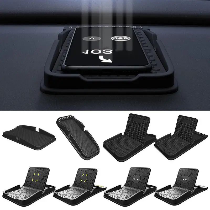 

180 Degree Car Dashboard Phone Holder Silicone AntiSlip Car Air Outlet Clip Bracket Base Cellphone GPS Stand InteriorAccessories