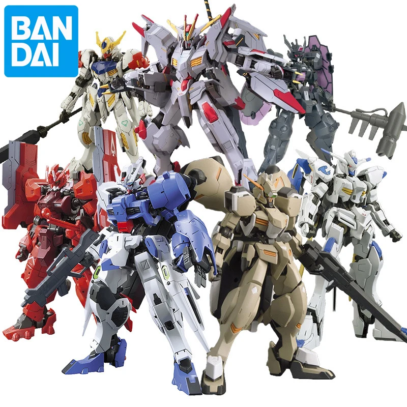 

BANDAI GUNDAM Figure Gunpla HG 1/144 The iron-blooded Orpheus Anime Collection Assemble Action Mobile suit Toys Gifts