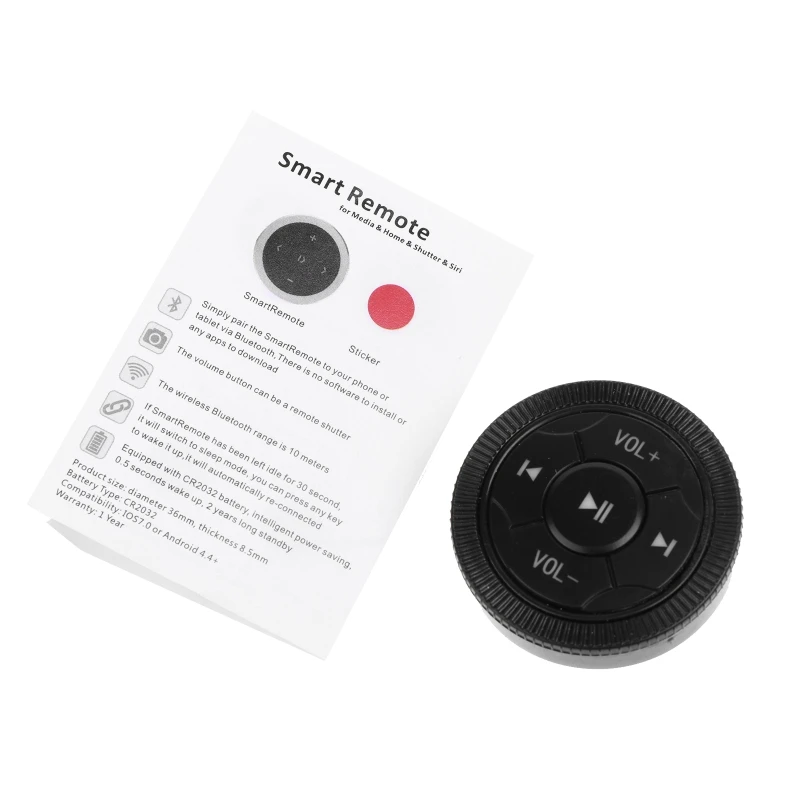 

Y1AE 5-Key Car Wireless Multimedia Steering Wheel Control Button for Car Navigation