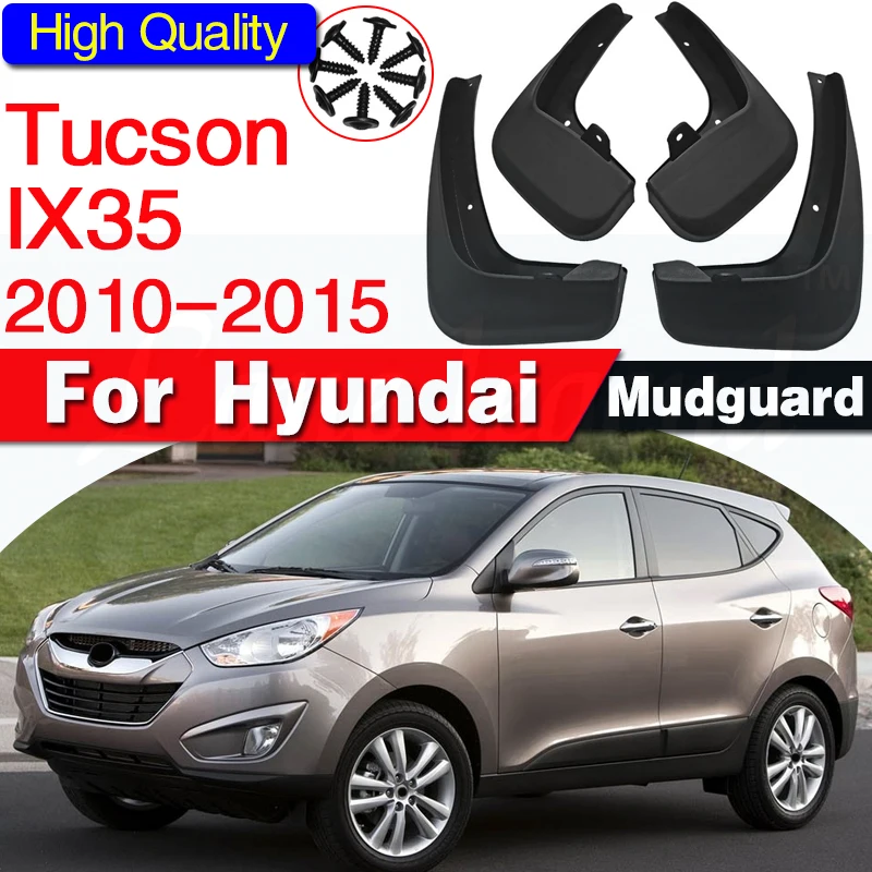

Брызговики 4 шт./компл. подходят для HYUNDAI TUCSON / IX35 2010 -2015, брызговики от грязи, брызговики, комплект аксессуаров