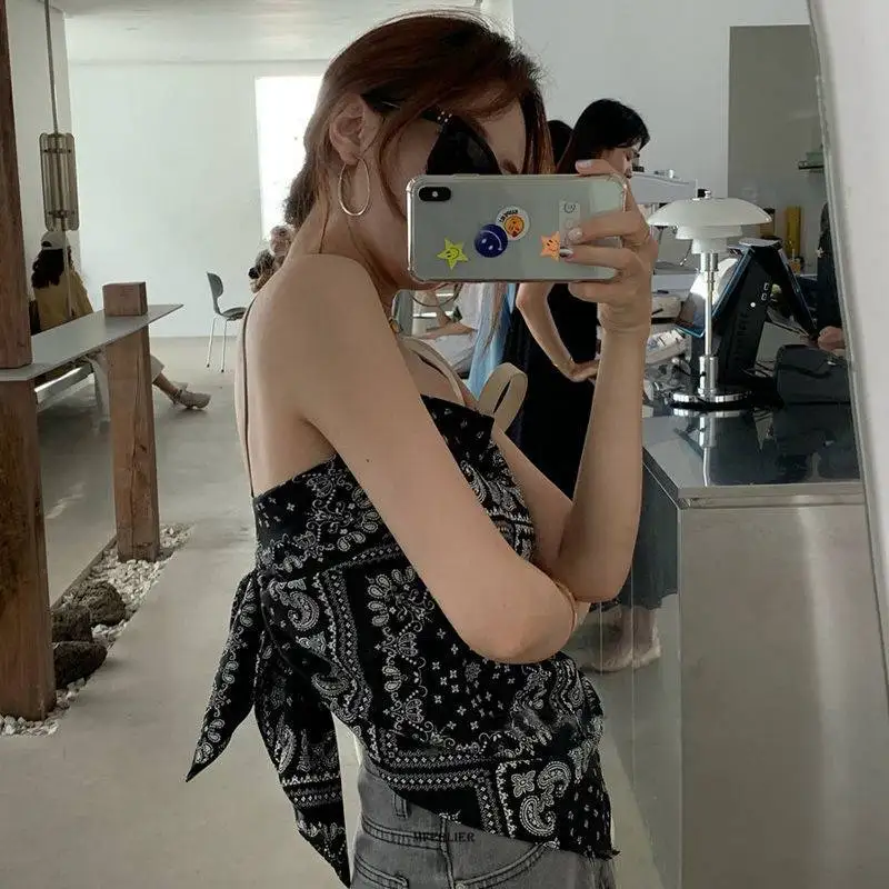 

Large Size 4XL 150kg Women Floral Camisole Summer Sexy Camis Tank For Ladies Strapless Camis Sleep Tops