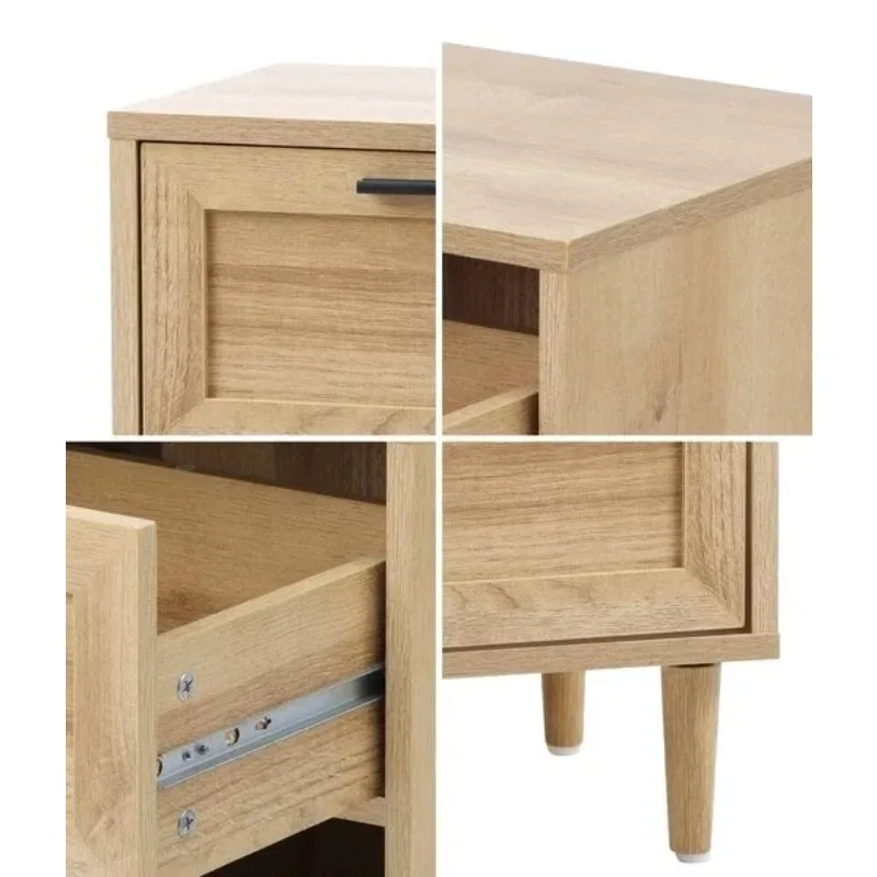 Фото Wünschens Werte Nachttische Mit Einem Holz Misch Finish Mit Geformten Nachttischen Aus Holz №3