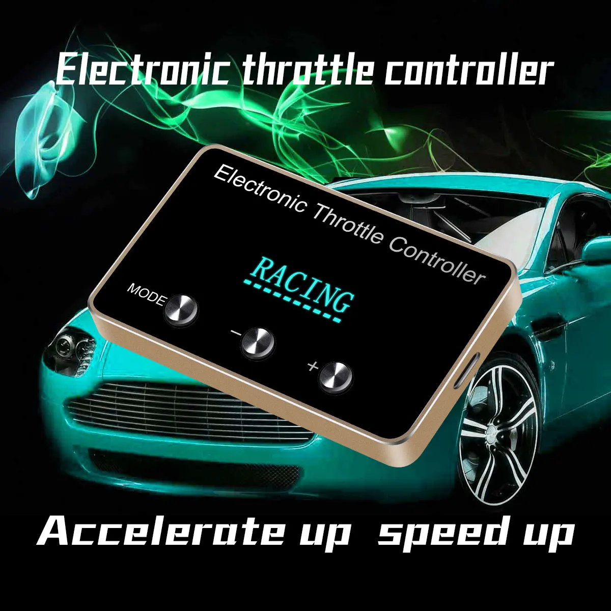 

LCD Electronic Throttle Controller Sprint Booster Fuel Pedal Commander Chip Tuning 10 Drive Modes Racing for GMC Yukon 2007+
