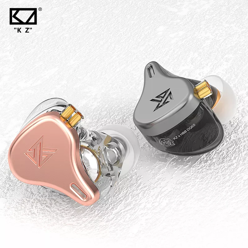 

KZ × HBB DQ6S Wired Earphone Bass HIFI Earbuds In-Ear Monitor Noise Cancelling Music Sport Headset