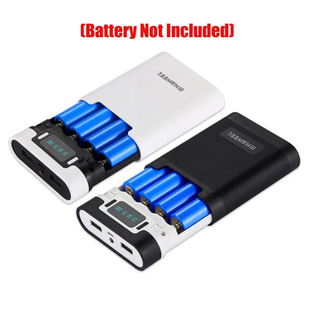 Фото Портативный корпус внешнего аккумулятора с двумя USB-портами, 5 В/18650 А №2