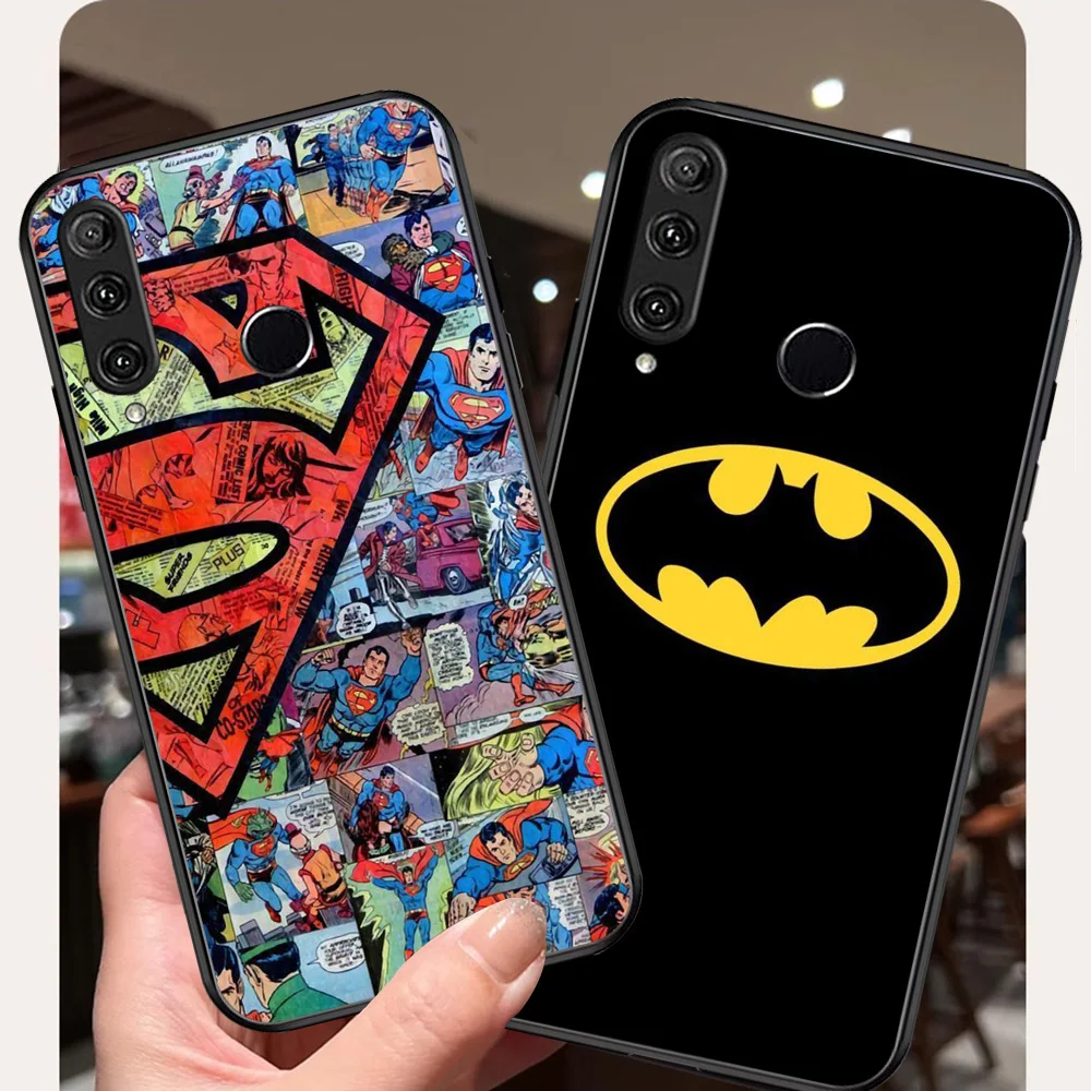 Чехол F-6 Batman для Huawei P30 Mate 20 Lite Y8S P20 Y9 Y6 Y9A Y7 Y9S Pro Prime Nova 5T