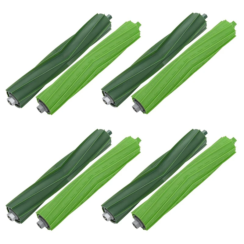 

4 Set Replacement Rubber Brush For Irobot Roomba E Series E5 E6 I Series I7 I7+ I8 I8+ I3 I3+ I4 I4+ I6 I6 Plus Robotics