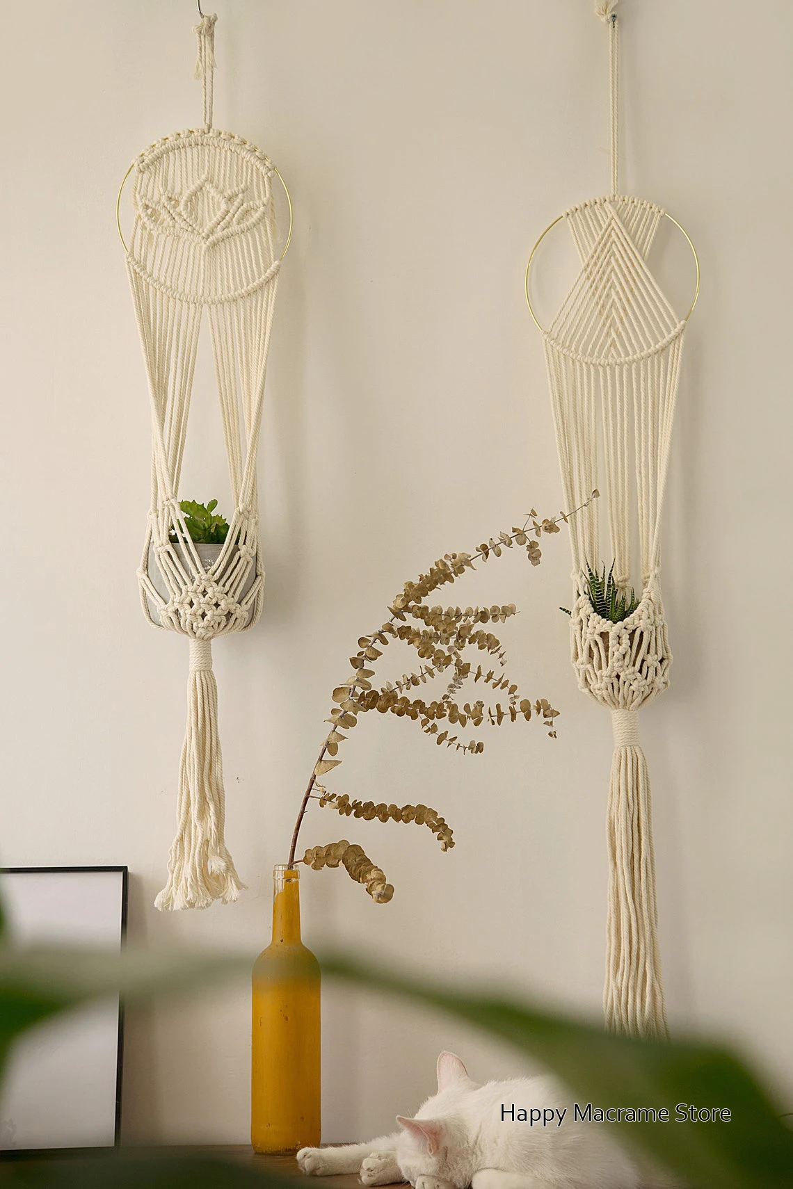 Веревка для подвешивания искусственных растений подставка гамака подвеска