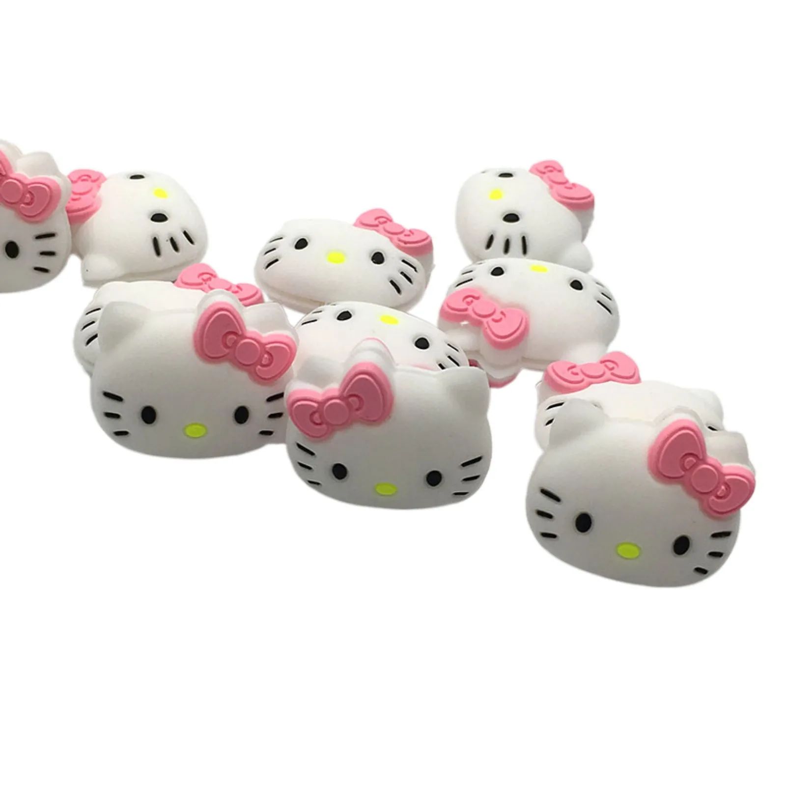 2pcs Cartoon Animal Cat Shock Absorber Silicone Tennis Racqu