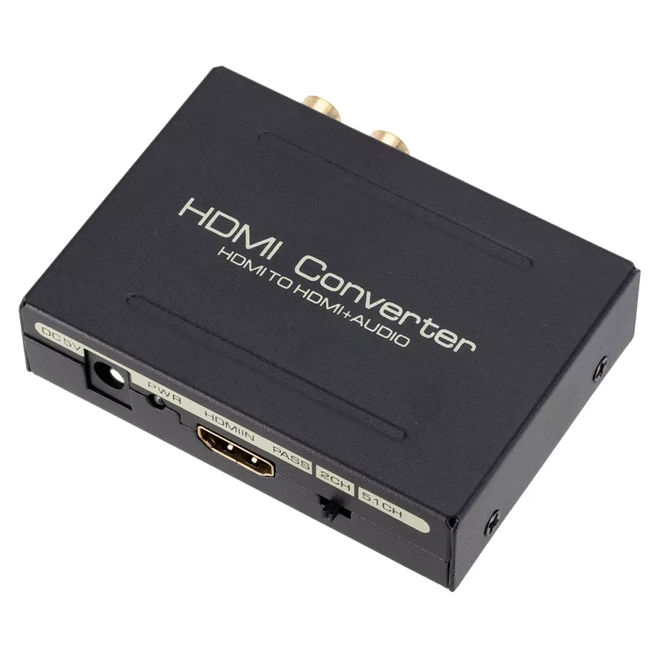 

Extractor Converter 5.1CH HDMI-compatible Audio Splitter 1080P Stereo Analog HDMI-compatible Optical SPDIF RCA L/R Adapter
