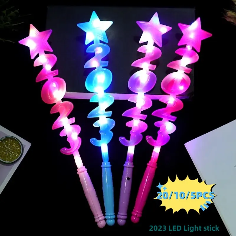 

LED Glow Stick for Festive Party Supplies, New Year Celebration, Christmas, Birthday, Holiday, Wedding, 20 Pcs, 10 Pcs, 5Pcs
