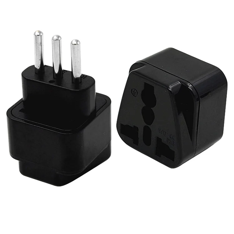 Универсальная переходная вилка Италия 3-контактная розетка для