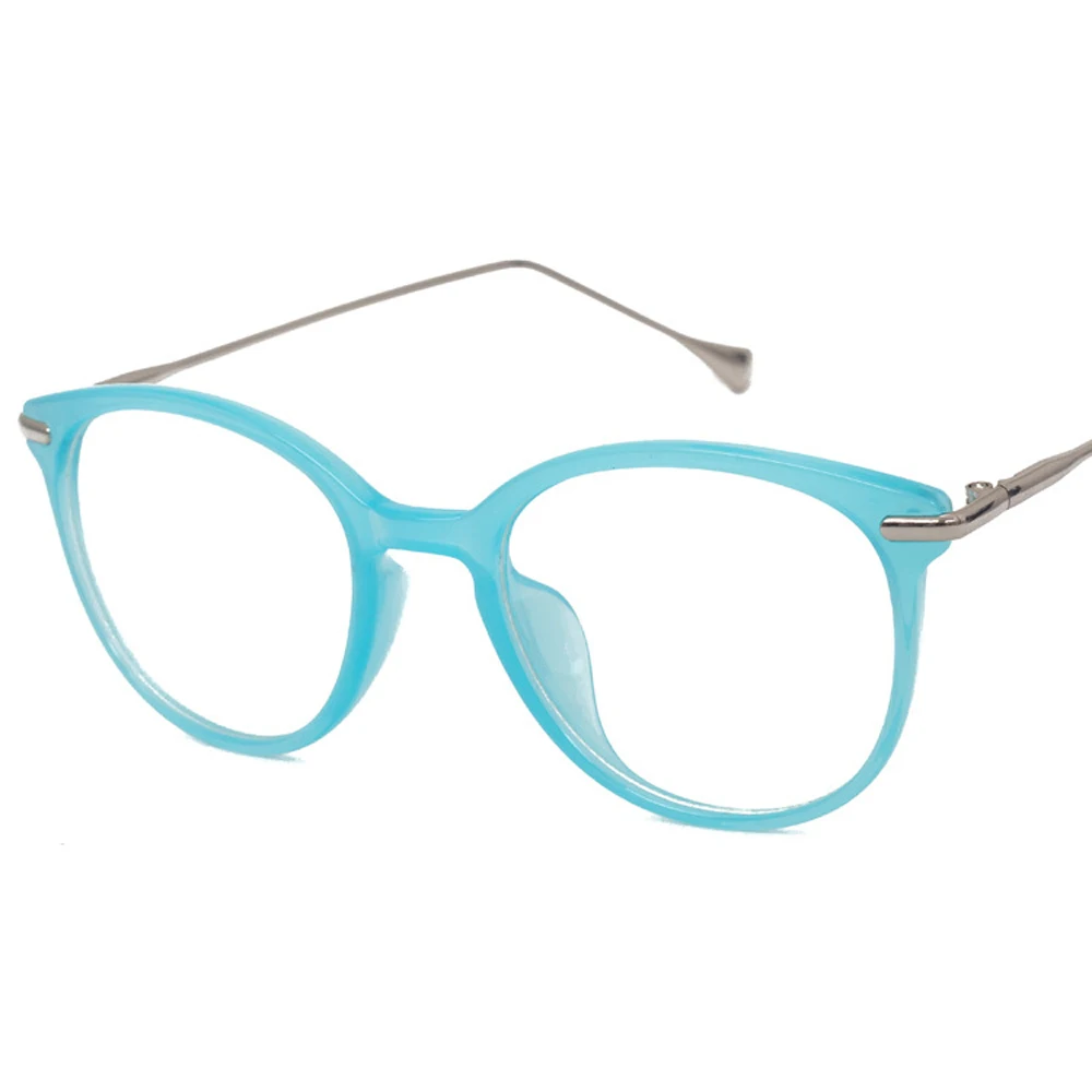 

Optical Transparent Glasses Women Myopia Eyeglasses Frames Metal Spectacles Clear Lenses Women's Glasses