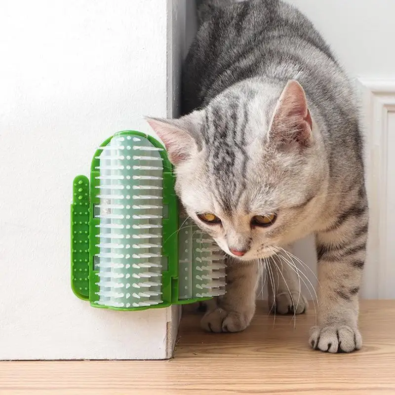 

Cat Softer Self Groomer Wall Comb Brush Rubs Comfortable Massage Comb For Long Short Fur Kitten Cats Pet Grooming Supply