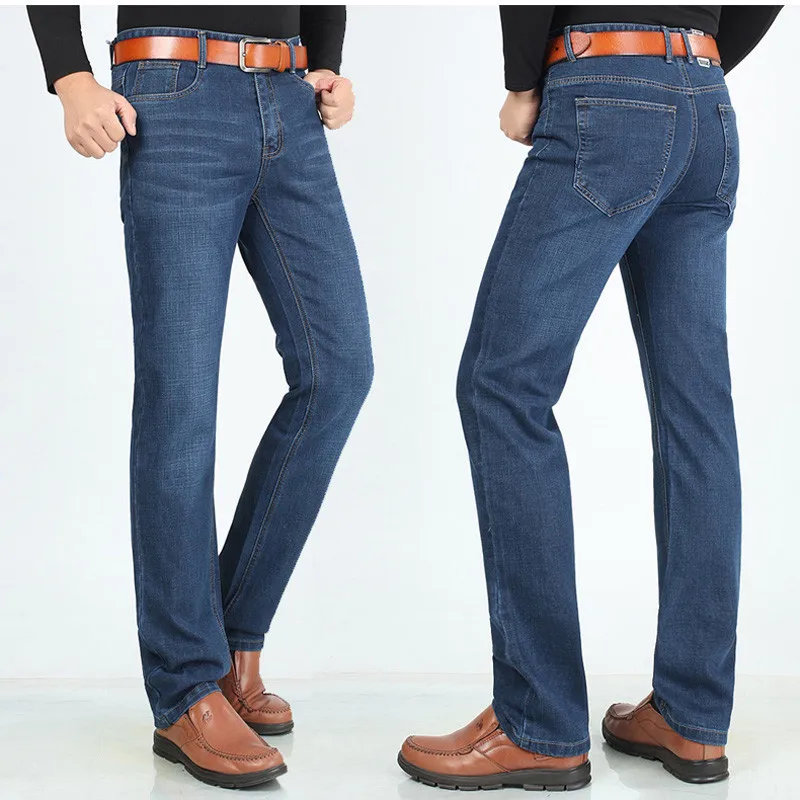 Джинсы мужские удлиненные 120 см тонкие эластичные джинсы Just for Tall 190-200 180-210 прямые