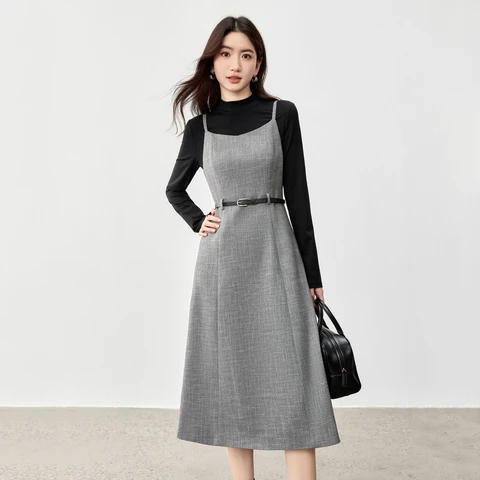 SENTUBILA Женский осенний комплект платья