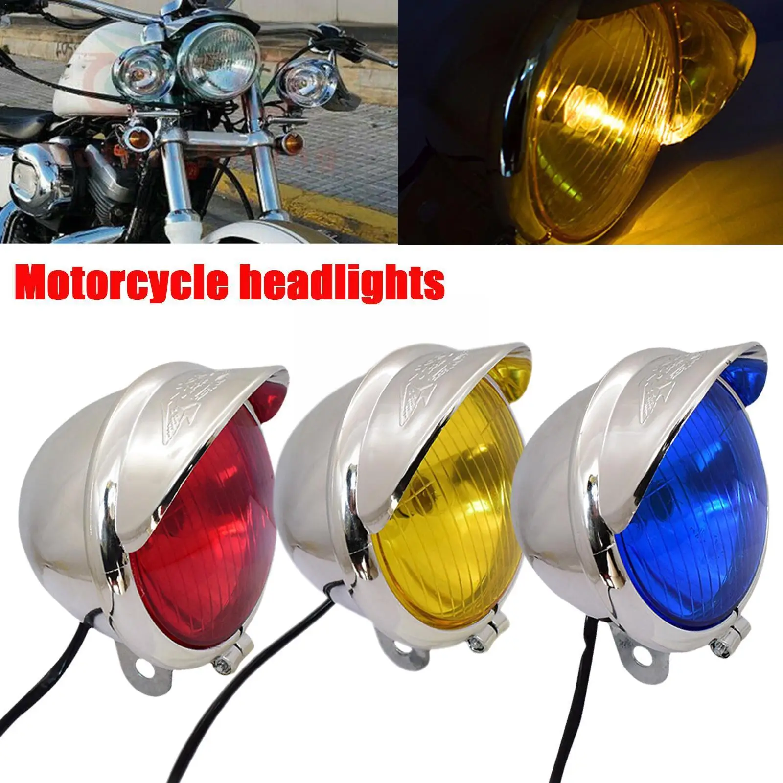 

LED Motorcycle Headlights Working Spot Light White Motorbike Super Bright LED Fog Light Spotlight Scooters Working Lamp Fro S8H3