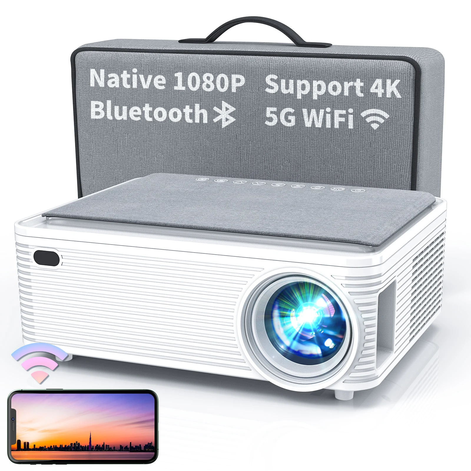 

WISELAZER Amazon Hot Beamer мобильный телефон родное 1080P Wanbo T2 Max лучший карманный мини-проектор X5