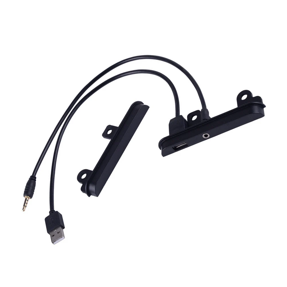 

Детали AUX USB-порт, кронштейн, фитинги для Toyota, радио, USB-порт AUX, адаптер 2DIN, черный, абсолютно новый