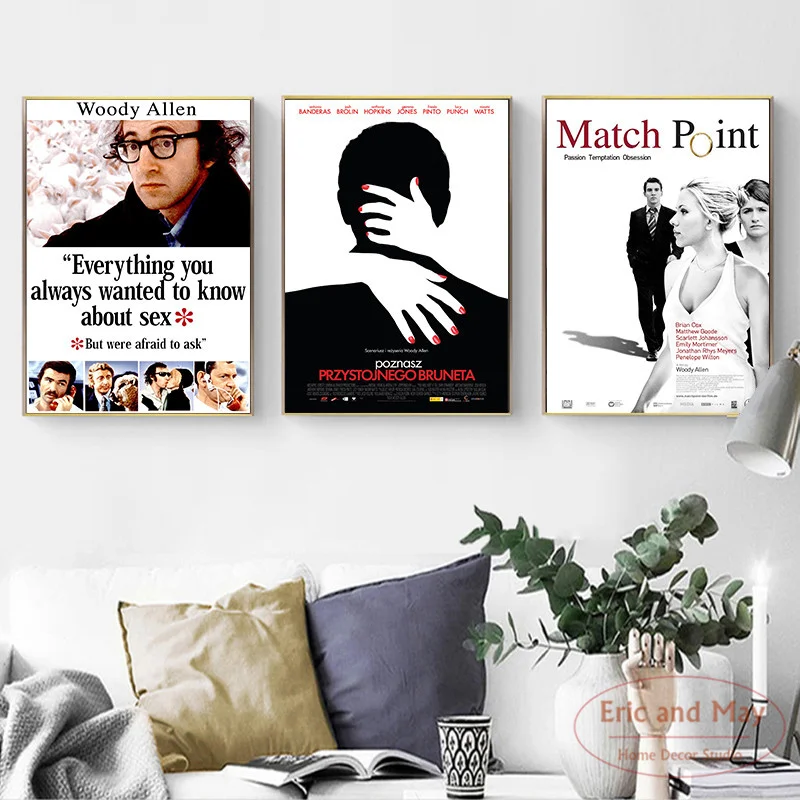 

Плакаты и принты по мотивам фильма Энни холла, настенные картины на холсте для гостиной, скандинавский декор, домашний декор, плакат