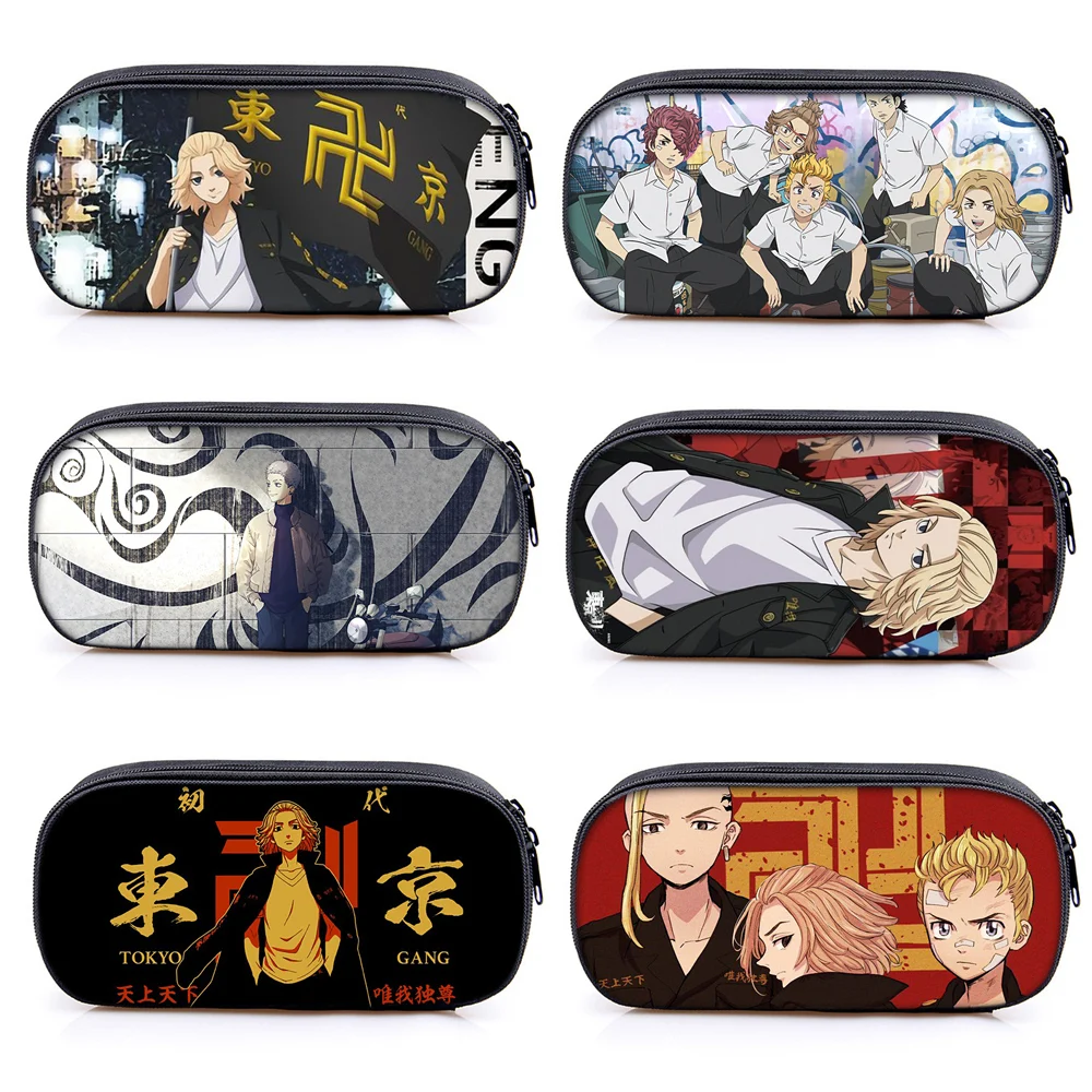 

Anime Pencil Cases Tokyo Revengers Pencil Bags Student Stationery Manjiro Draken Takashi Pencilcase Pencil Pouch School Supplies
