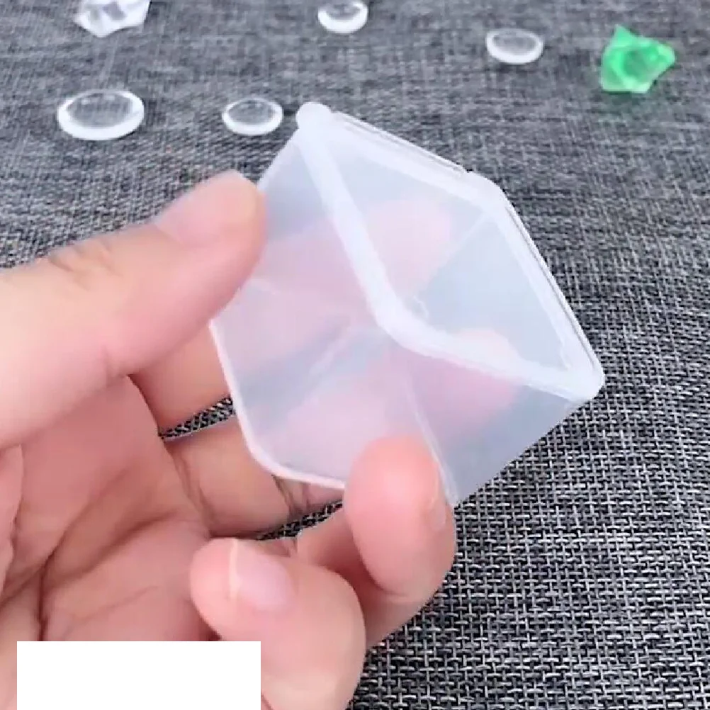 

50Pcs Small Clear Plastic Containers Component Storage Box Mini Tool Boxes