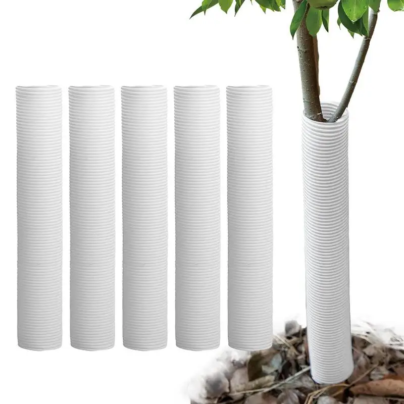 

Sapling Guard 6pcs Protective Flexible Tree Wraps Sapling Covers Protect Against Pets Wild Animals Mowers And Trimmers