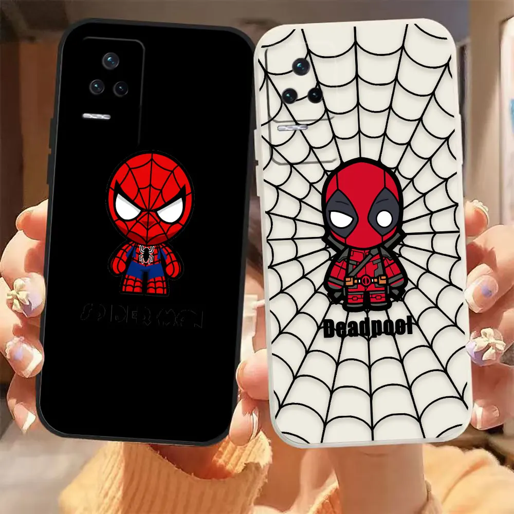 

Marvel's Spider-Man Deadpool Phone Case For Redmi K60E K60 K50 K40S K40 K30 K20 12C 10C 9A 9 8A 8 10X 10A Pro 4G 5G Gaming Case