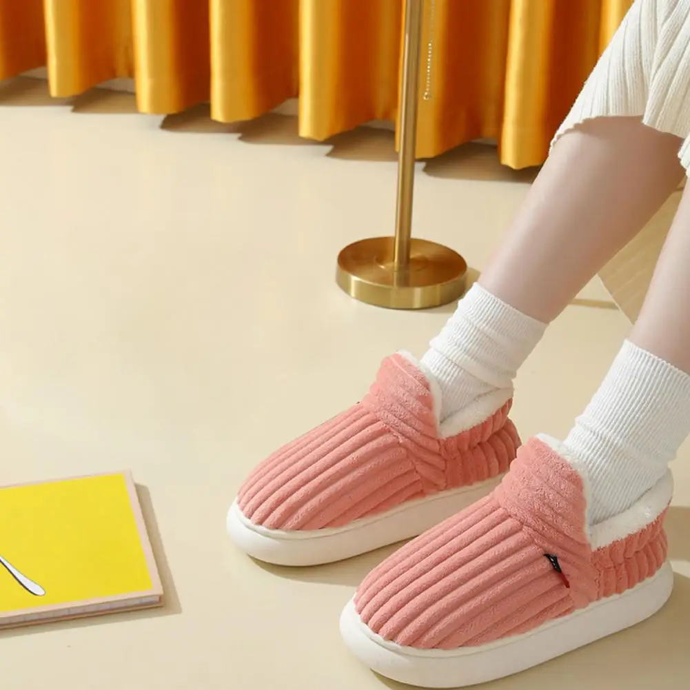 Evshine/женские меховые плюшевые тапочки мужские зимние модные теплые уютные