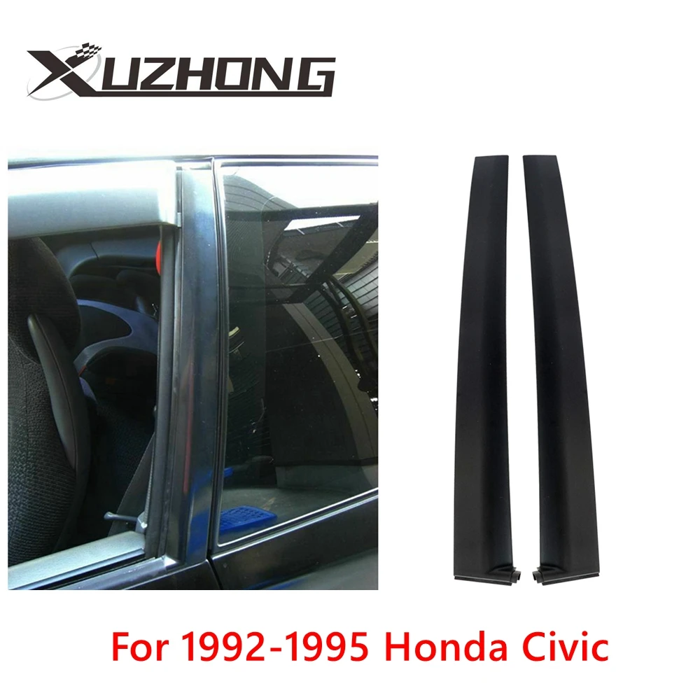 

Windshield A-Pillar Trim Molding Left Right For 1992-1995 Honda Civic 2Dr 3Dr 72430-SR3-003 Car Door Garnish Trim Pillar Panel