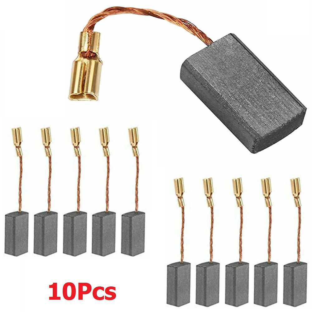 

10Pcs Carbon Brushes Replacement For Bosch GWS6-100 20/24/26 85 Motor Angle Grinder 15x8x5mm Power Tool