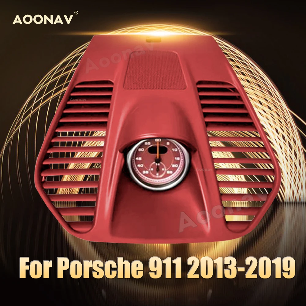 

For Porsche 911 2010-2021 Car Interior Decoration Clock CompassDashboard Stopwatch